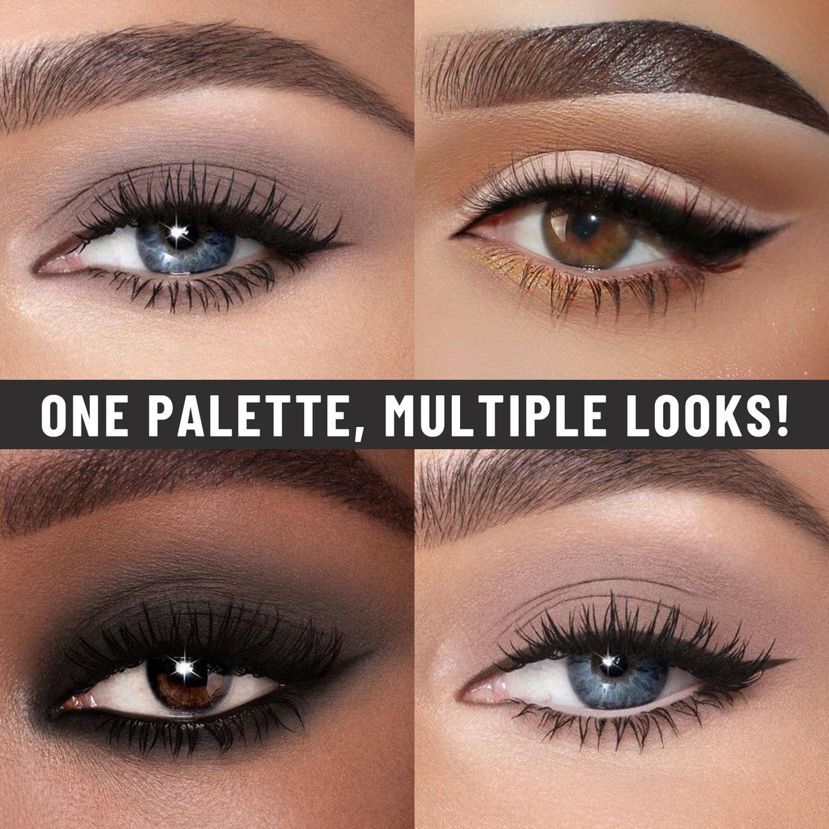 12 Color Neutral Matte Shimmer Eyeshadow Palette with Brush Y738