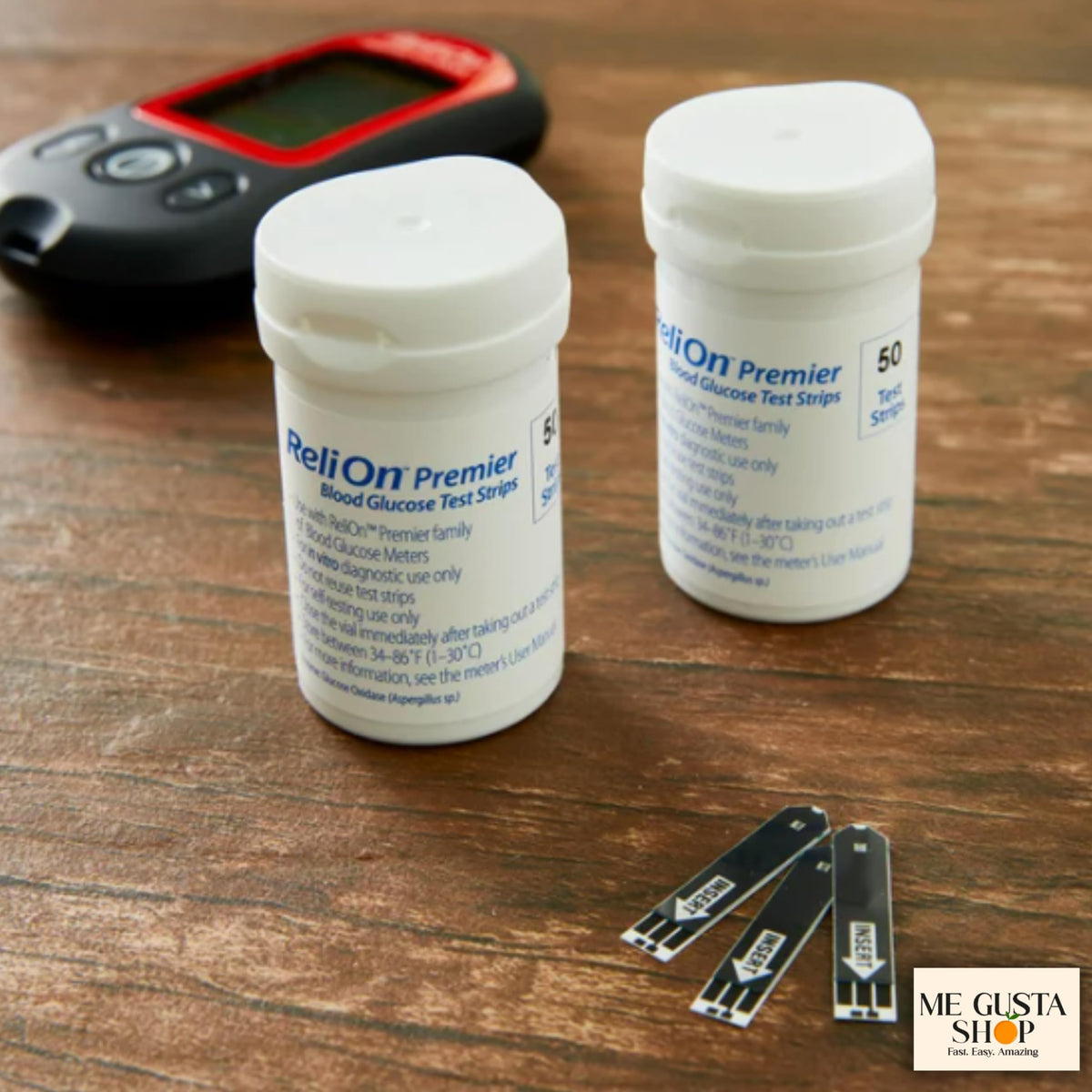 Blood Glucose Test Strips 100 Count with Lancets 100 Count I737789