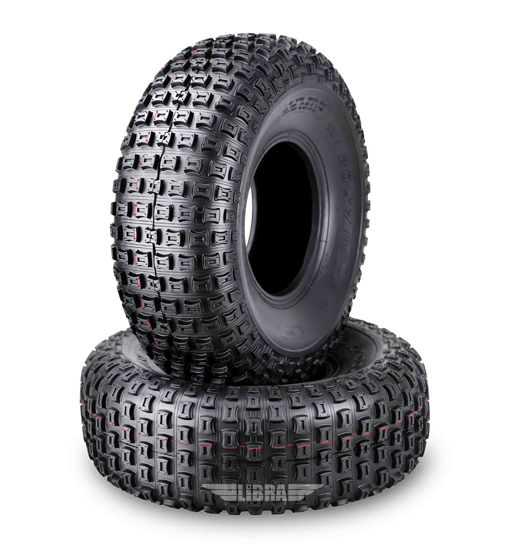 Set 2 ATV Tires 20x7-8 4PR C9086