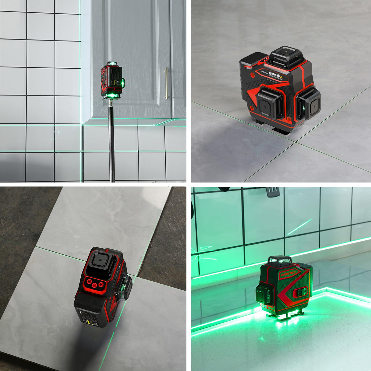 360 Self Leveling Green Beam Cross Line Laser Level W74370