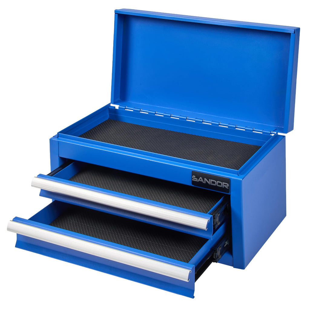 Blue Metal Tool Chest with 2 Drawers T84055