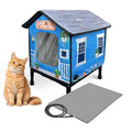 Heated Cat House with Dual Escape Doors R346