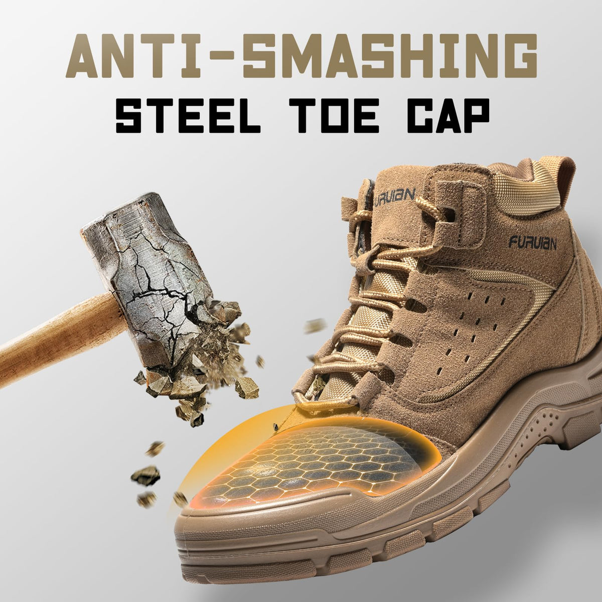 Steel Toe Lightweight Work Boots I50146