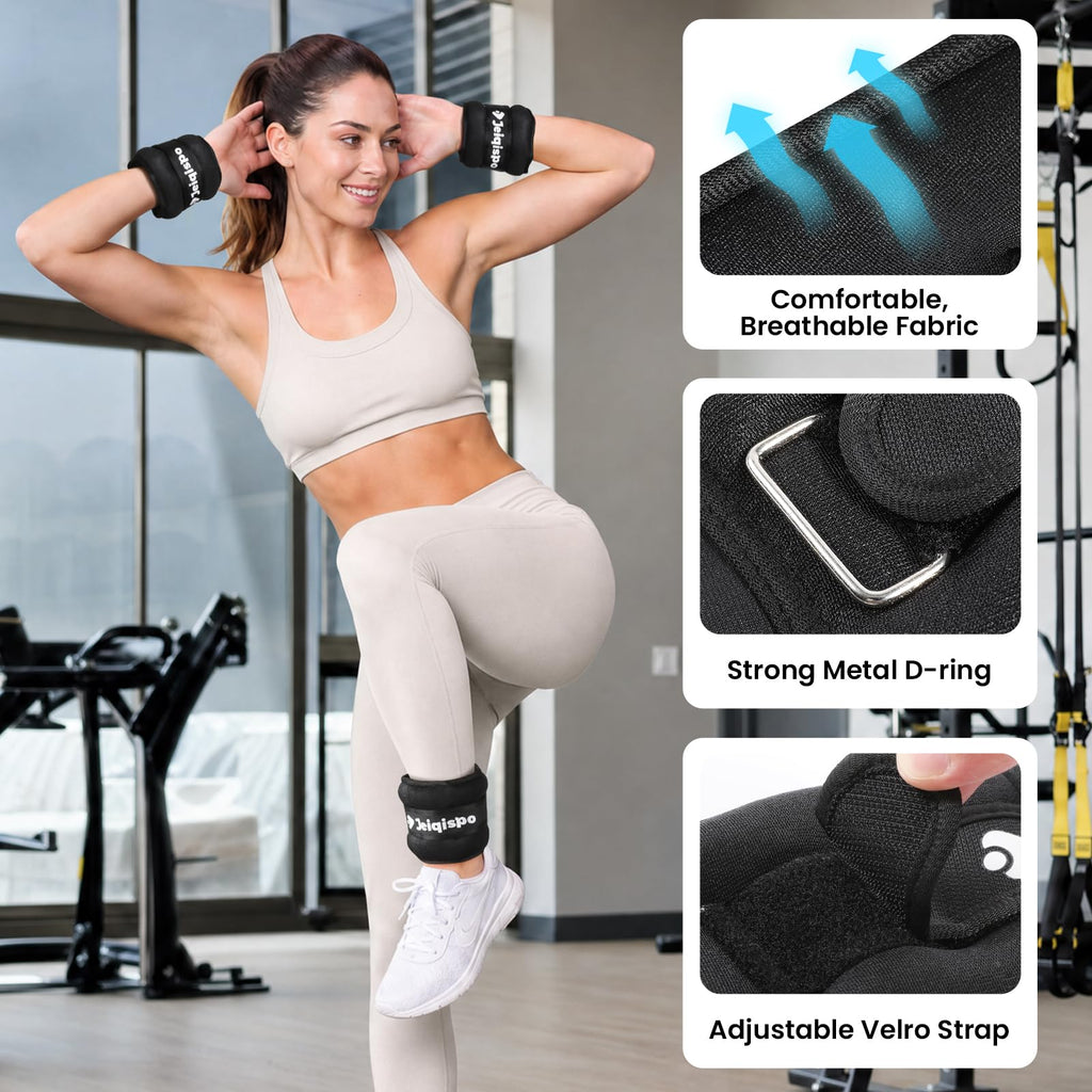 Ankle Weights 1 Pair with Adjustable Straps M6805