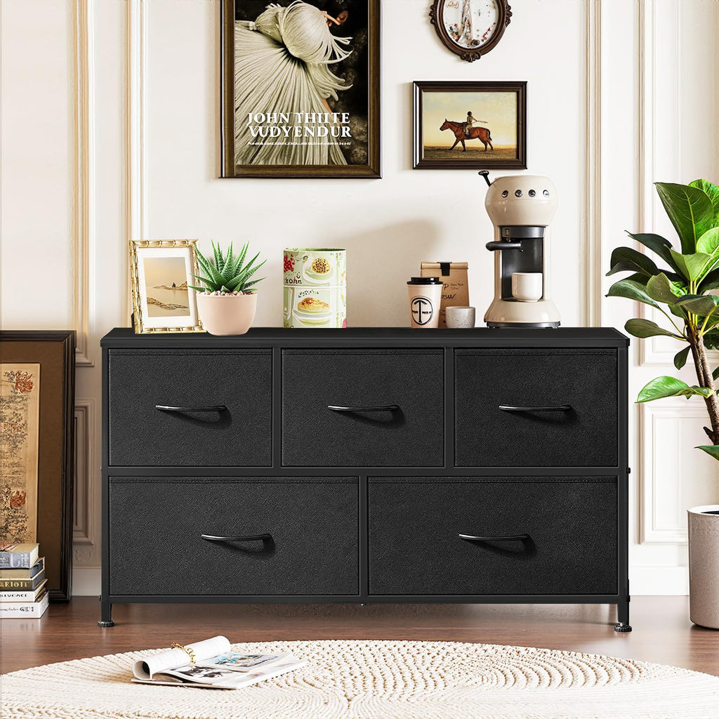 5 Drawer Fabric Dresser X7838