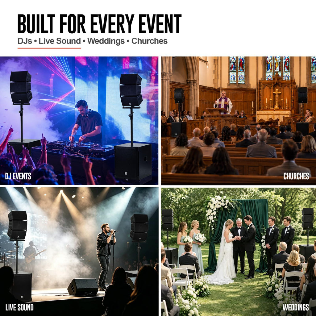 8000W Active Line Array PA System I149259