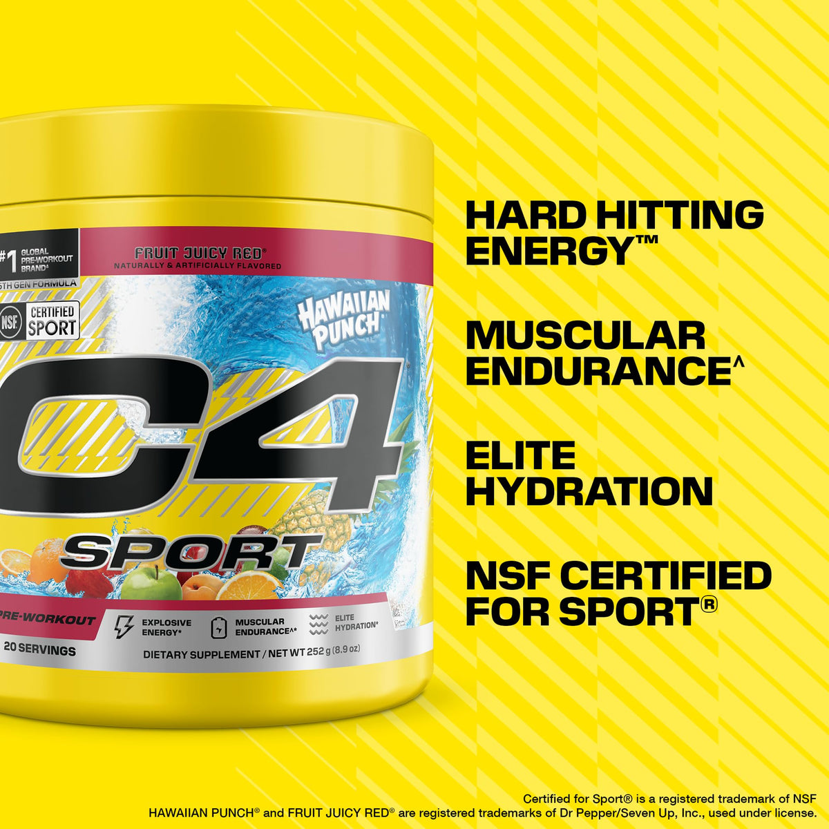Pre Workout with 200mg Caffeine, 20 Servings U612