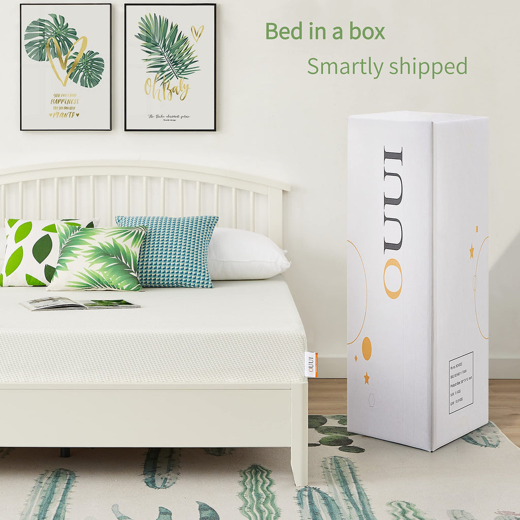 5 Inch Green Tea Cooling Gel Memory Foam Twin XL Mattress E494