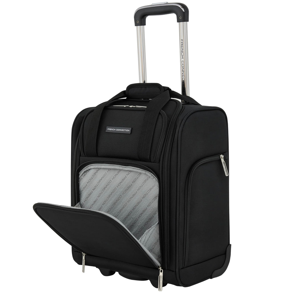 16" Underseat Carry-On Luggage with USB/USB-C Ports, Black N602509