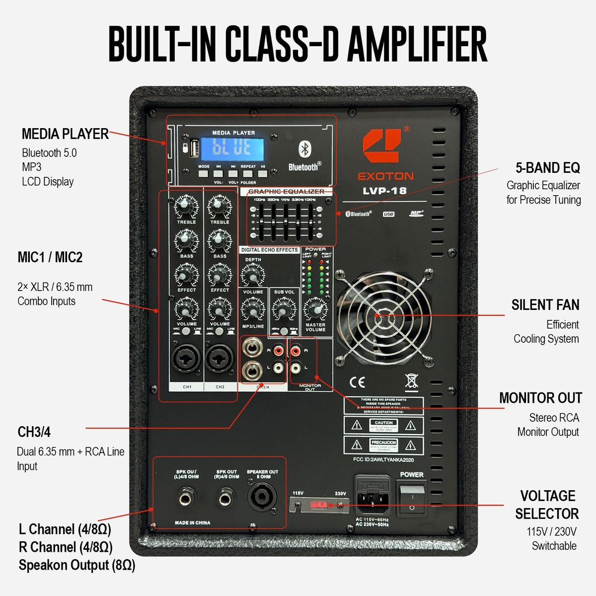 8000W Active Line Array PA System I149259
