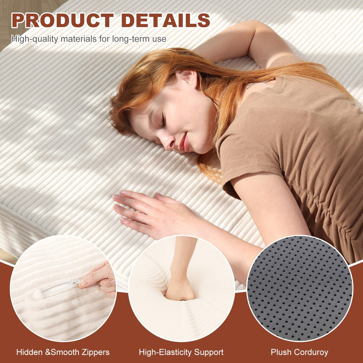 6-Inch Tri-Fold Foldable Mattress Z868384
