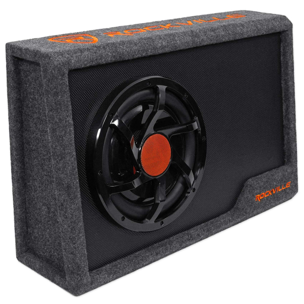10" Powered Car Subwoofer with Enclosure W53986