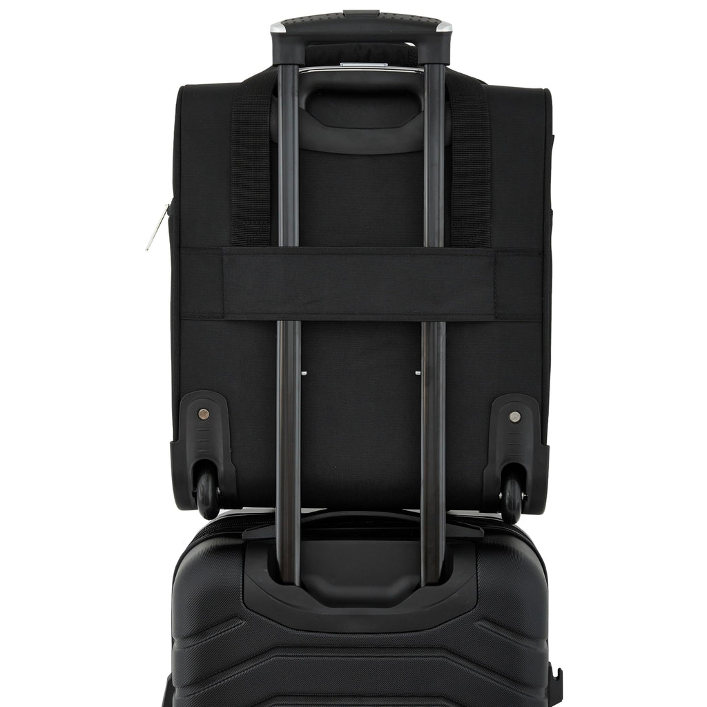 16" Underseat Carry-On Luggage with USB/USB-C Ports, Black N602509