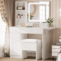 Vanity Desk with Charging Station and Storage Q520243