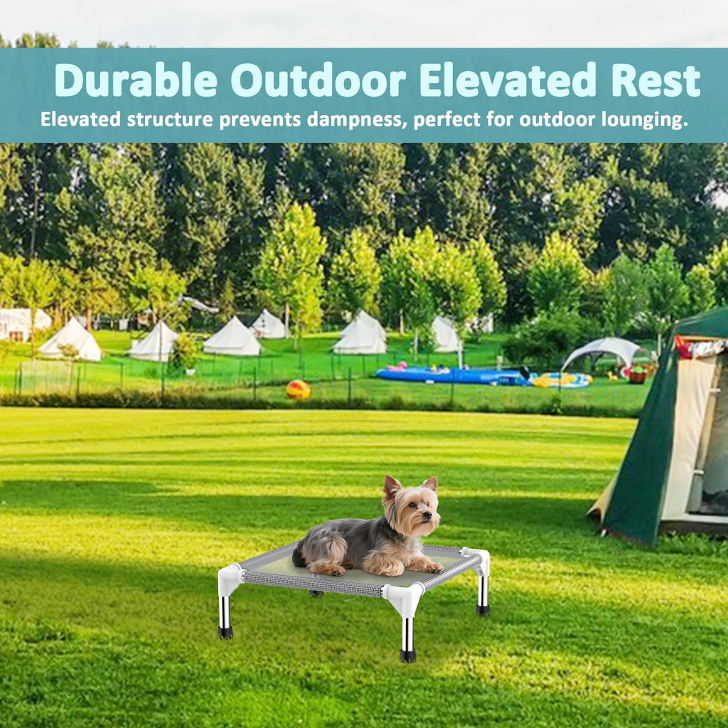 Lightweight Elevated Dog Bed with Cooling Fabric J608308