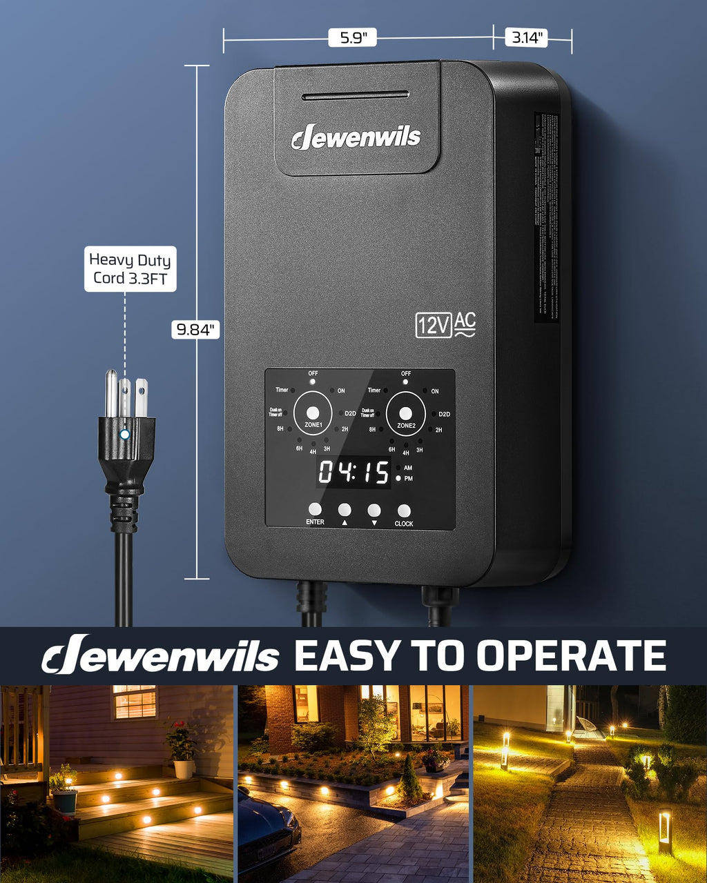 200W Low Voltage Transformer O321