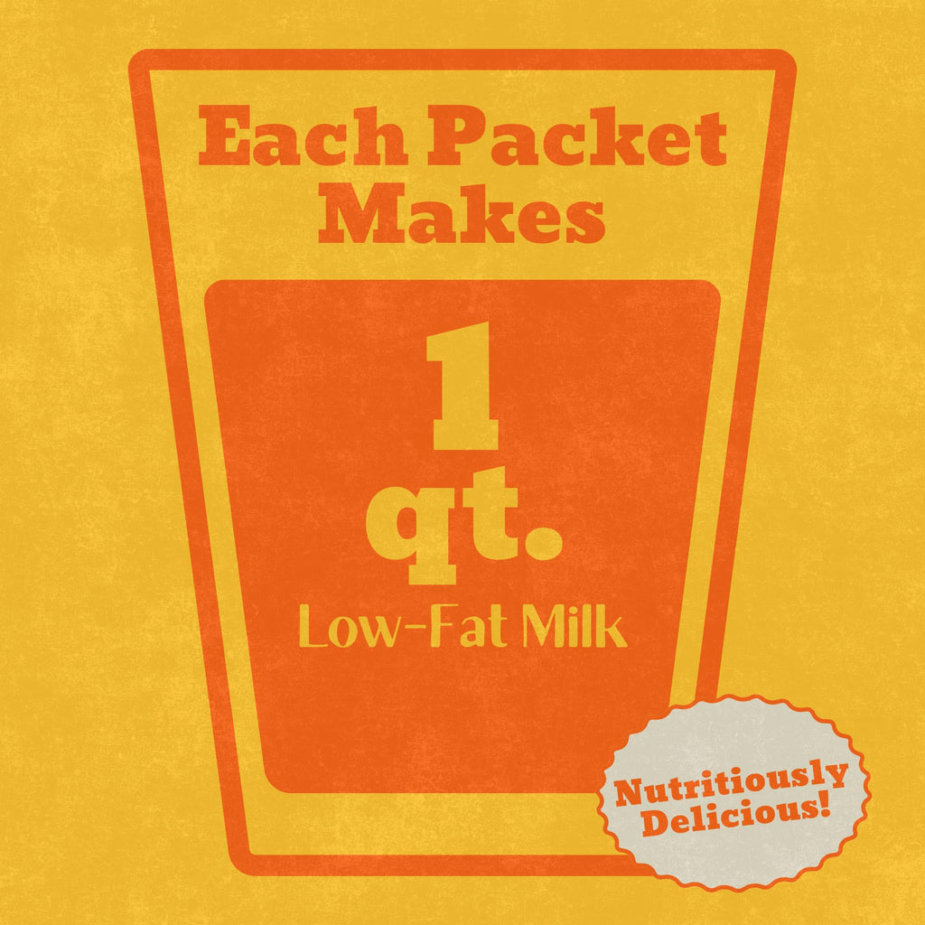 Low-Fat Instant Dry Milk Powder Packets 18 Pack U27405