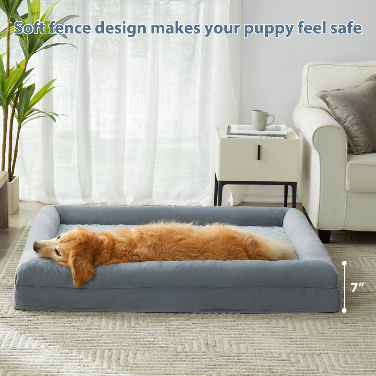 XL Extra Large Orthopedic Dog Bed W909