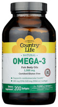 Omega-3 1000Mg Fish Oil 200-Softgel U128019