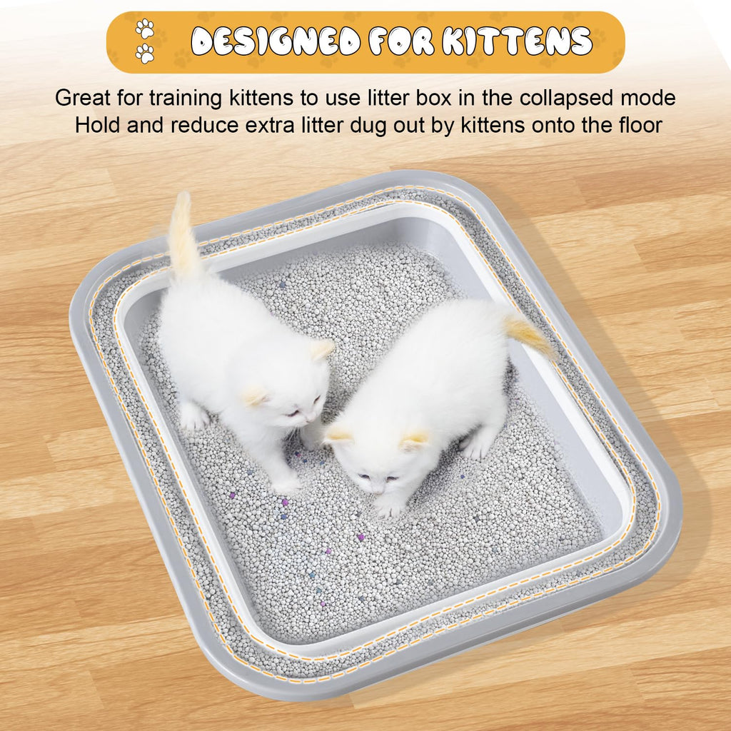 Collapsible Open Cat Litter Box V4723