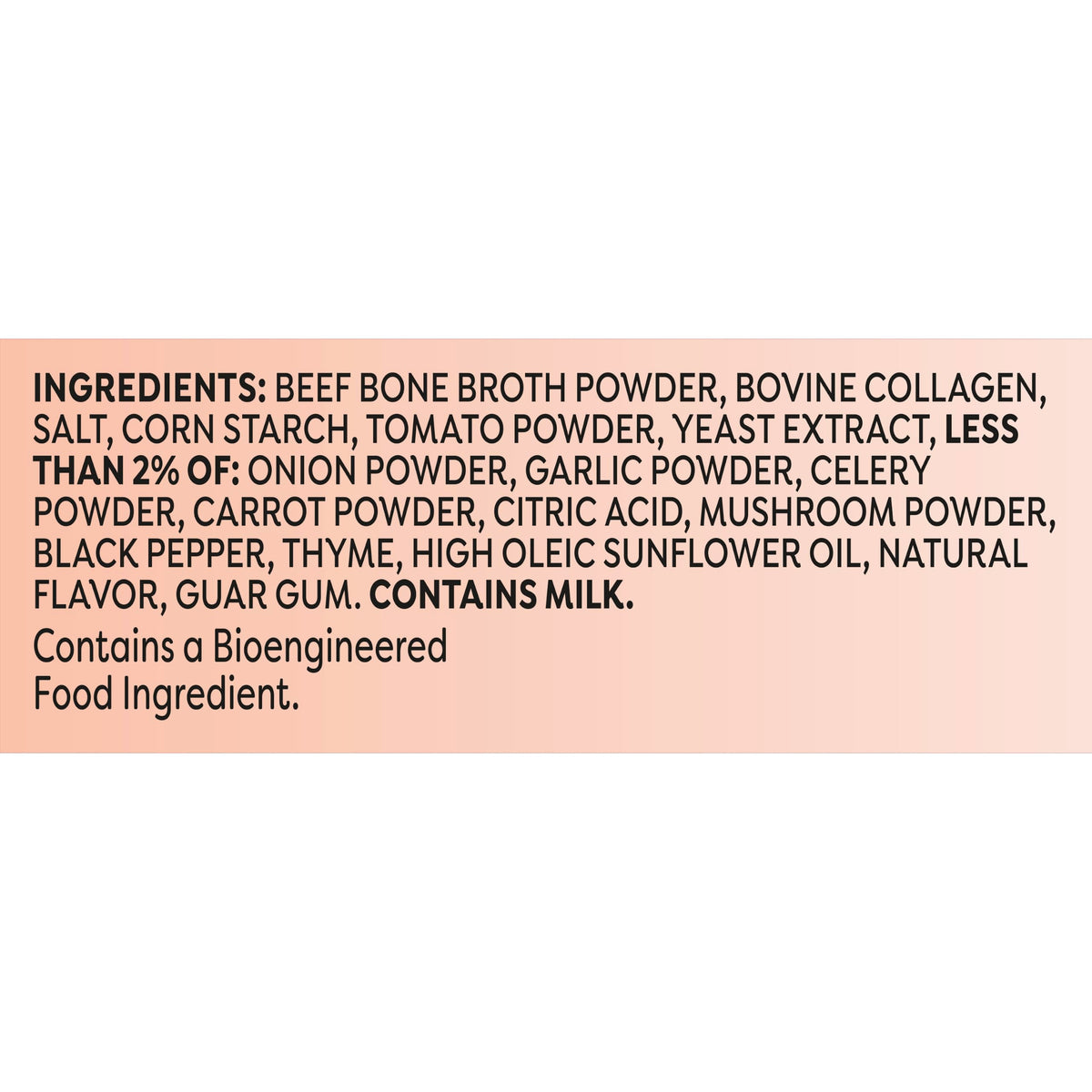 Beef Bone Broth Instant Powder Mix Packets, 6 Count I477645