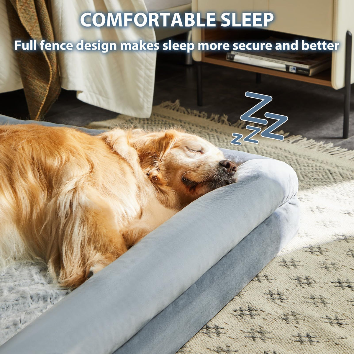 XL Extra Large Orthopedic Dog Bed W909