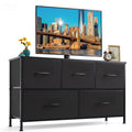 5 Drawer Fabric Dresser X7838