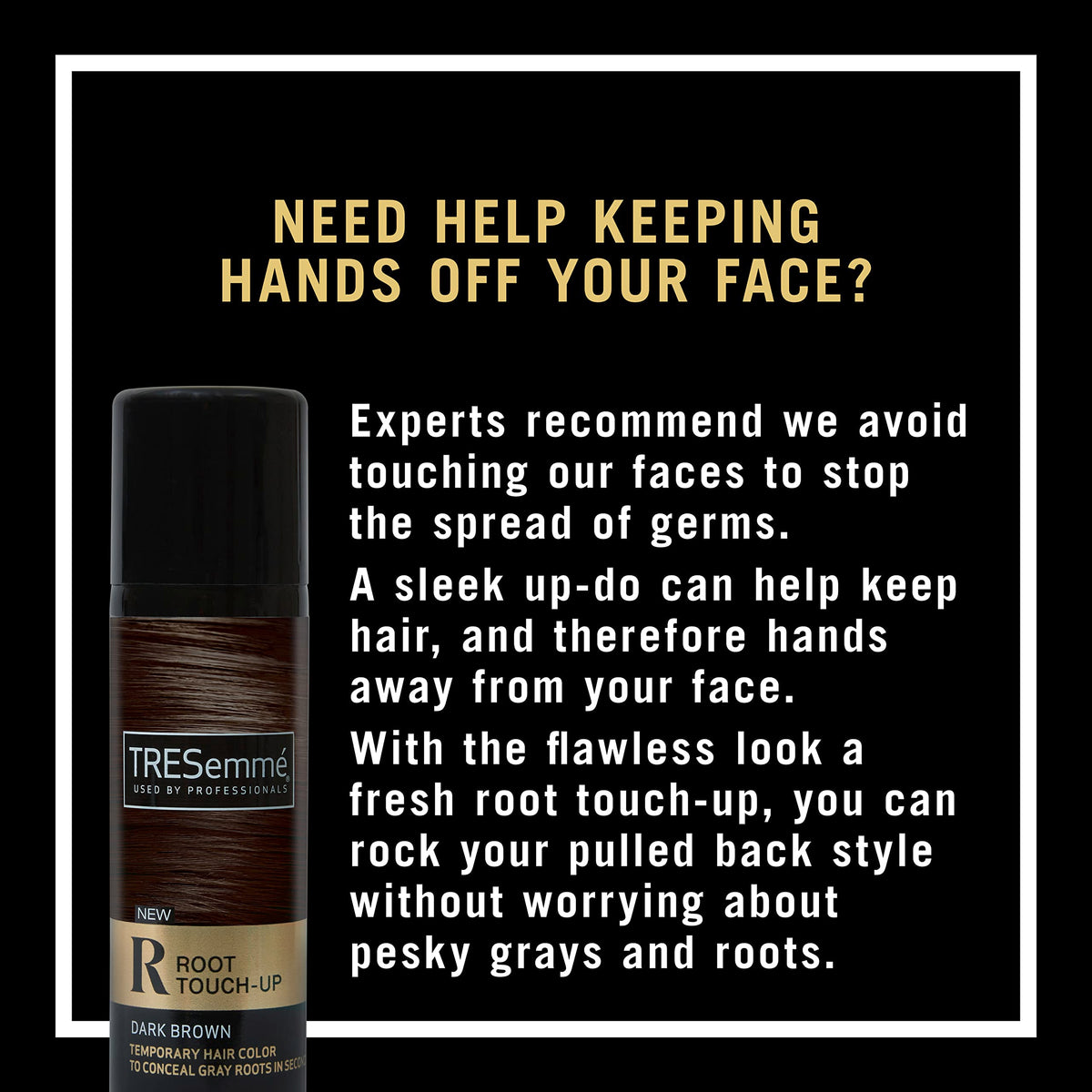 Temporary Dark Brown Root Touch-Up Spray 2.5 oz K722