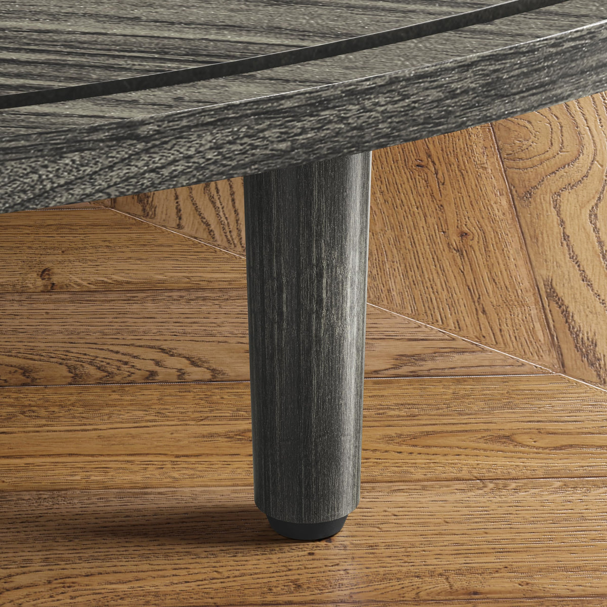 Round Coffee Table, 31.5" Lift-Top with Storage, Grey R70464