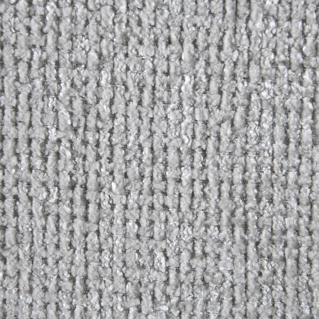Grey Chenille Twin Trundle Bed D4225