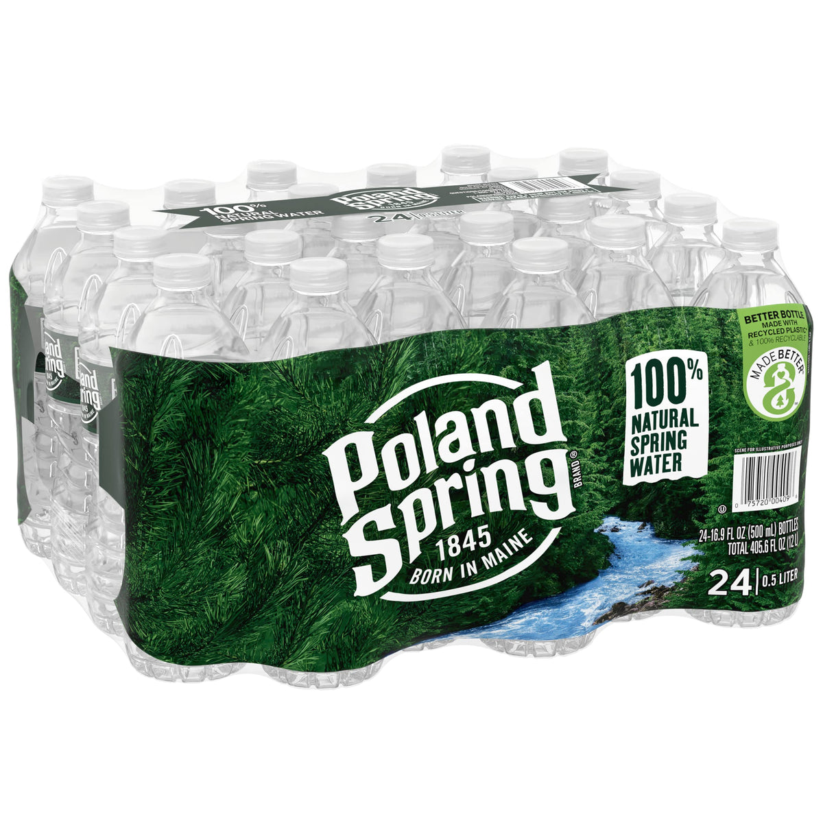 Spring Bottled Water 16.9 Fl Oz 96 Pack M52793