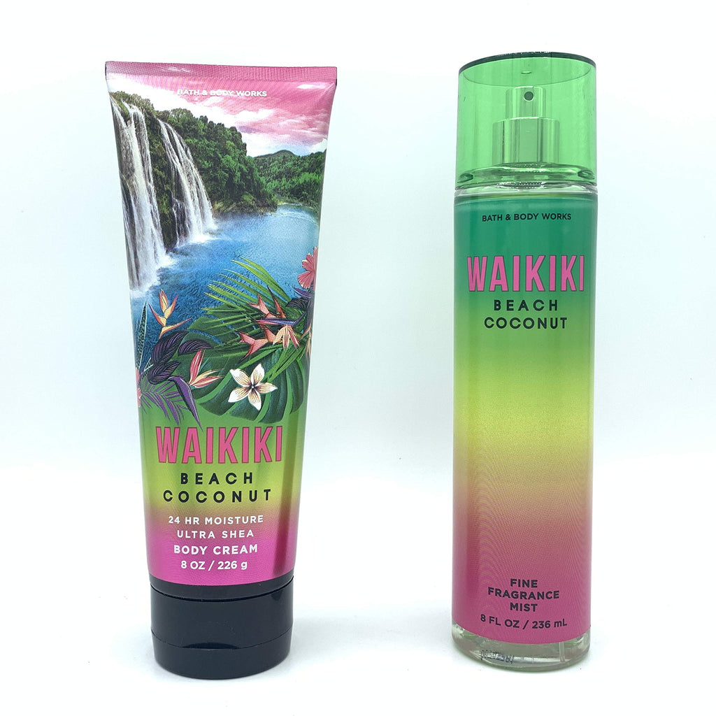 Coconut Body Cream and Fragrance Mist 2-Piece Bundle P736