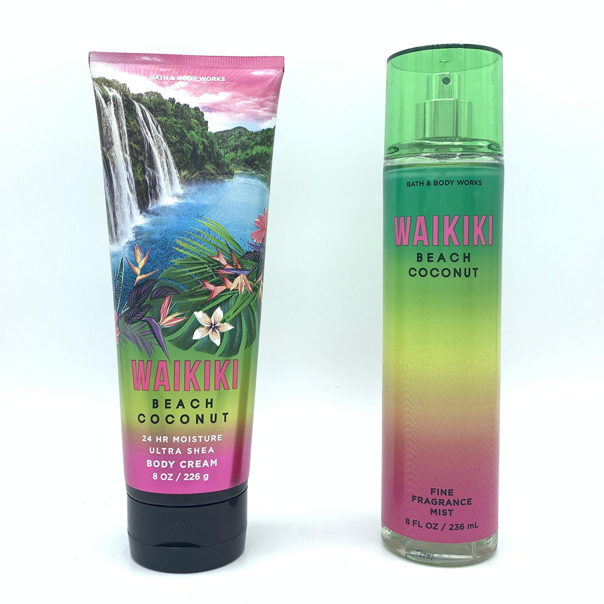 Coconut Body Cream and Fragrance Mist 2-Piece Bundle P736
