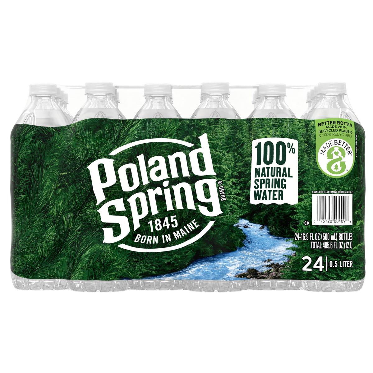 Spring Bottled Water 16.9 Fl Oz 96 Pack M52793