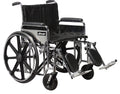Black 22 Inch Bariatric Wheelchair S4205